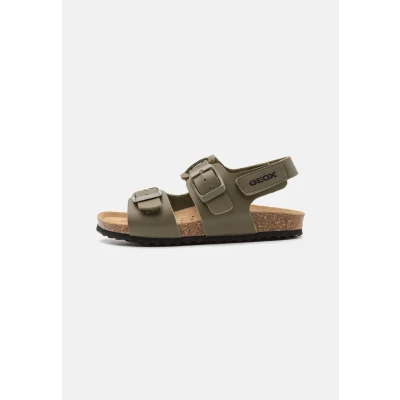 Image of Geox Ghita Unisex Sandals for kids, Size: 10K, Military