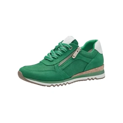 Image of Marco Tozzi Trainers Leaf green, Women&#039;s, Size: 4, green Imitation leather/ textile
