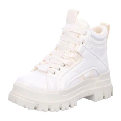 Image of Buffalo Aspha MID Ankle boots, Women&#039;s, Size: 6.5, White Polyester