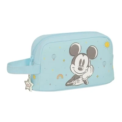 Image of Safta MICKEY MOUSE BABY Thermal Breakfast Holder, Thermo, Pencil Case, Quality and Maximum Resistance, Food Recreation, 21.5 x 6.5 12 cm, light blue, Estándar, Casual