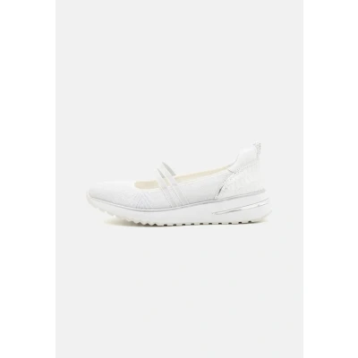 Image of Marco Tozzi Ballet pumps, Women&#039;s, Size: 8, White Imitation leather/ textile