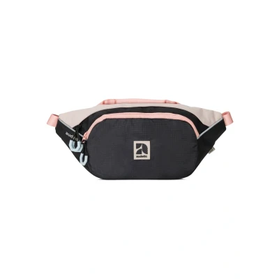 Image of audetic DRIP Bum bag schwarzrosa for kids, Size: One Size, Schwarz rosa