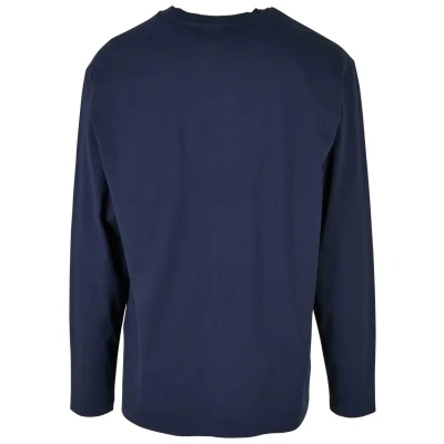 Image of Urban Classics Heavy Oversized Longsleeve Sweatshirt, Men&#039;s, Size: Large, Darkblue