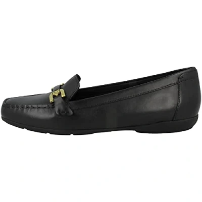 Image of Geox Annytah Moccasins, Women&#039;s, Size: 3, Black Leather