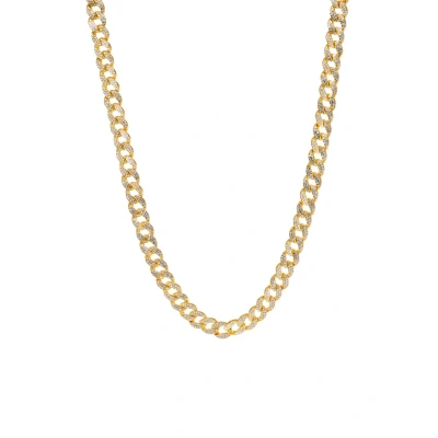 Image of Urban Classics Heavy Necklace WITH Stones goldcoloured, Men&#039;s, Size: One Size, Gold coloured
