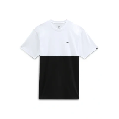 Image of Vans MN Colorblock TEE Print Tshirt, Men&#039;s, Size: XS, White