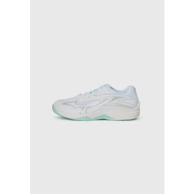 Image of Mizuno THUNDER BLADE Z Volleyball Shoes White/Blue Tint Women Size 8,5