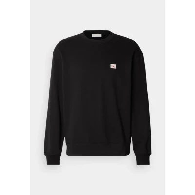 Image of Calvin Klein Jeans Badge Sweatshirt, Men&#039;s, Size: XL, Black