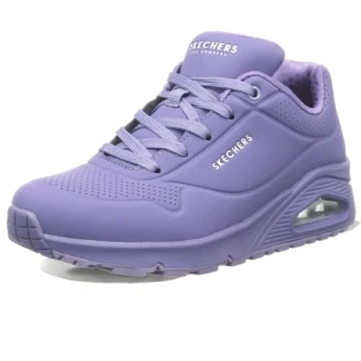 Image of Skechers UNO Trainers lilac, Women&#039;s, Size: 3.5, Lilac Pu