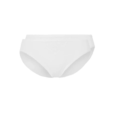 Image of Schiesser Cotton Essentials 2 PACK Briefs, Women&#039;s, Size: 10, White