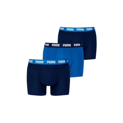 Image of Puma MEN Everyday Boxer 3 PACK Pants, Men&#039;s, Size: Small, True blue combo