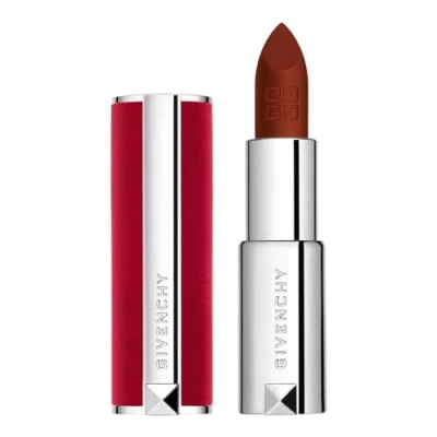 Image of Givenchy Le Rouge Deep Velvet Lipstick 3.4g (Various Shades) N50 Brun Acajou