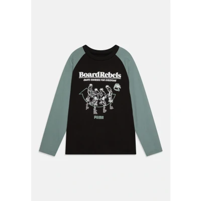 Image of Puma Longsleeve TEE Unisex Long sleeved top for kids, Size: 8y(7 8y), Black