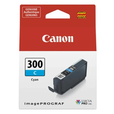 Image of Canon PFI 300 C Cyan original ink tank for imagePROGRAF PRO