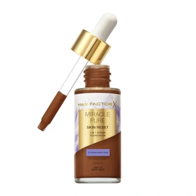 Image of Max Factor Miracle Pure Skin Revival Serum Foundation 30ml (Various Shades) 100 110 Very Deep