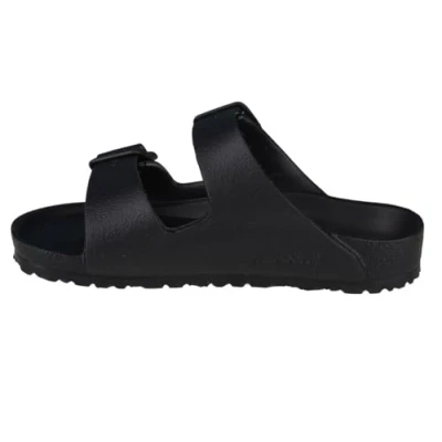 Image of Birkenstock Arizona EVA Playground Unisex Pool slides for kids, Size: 13K, Black Synthetics