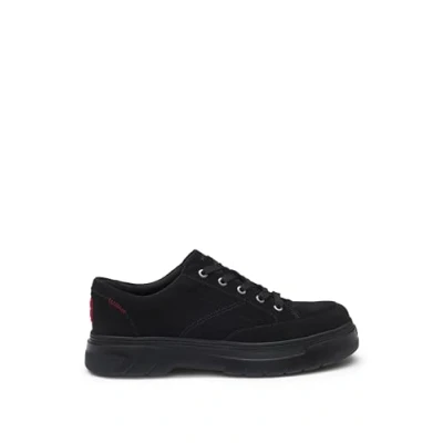 Image of HUGO Urian DERB Casual laceups, Men&#039;s, Size: 11, Black Suede