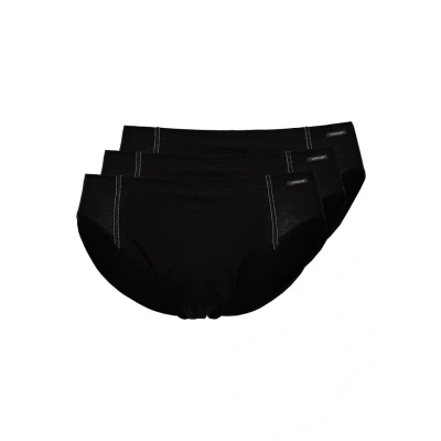 Image of Schiesser Essentials Supermini 3 pack Briefs black, Men&#039;s, Size: 32, black