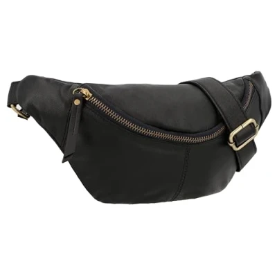 Image of Gusti Leder Cillian Bum bag, Size: One Size, Schwarz schafsleder