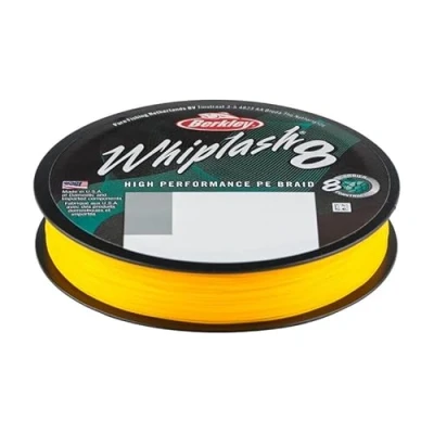 Image of Berkley Whiplash 8 Braided line Yellow 150m 0.08mm (12.9kg) fishing