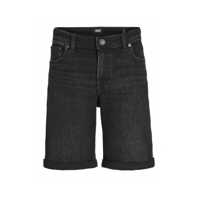 Image of Jack &amp; Jones Junior Chris denim shorts for kids, Size: 10y, Black