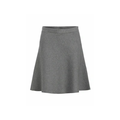 Image of Object Objreynard NOOS Aline skirt, Women&#039;s, Size: XS, Medium grey melange