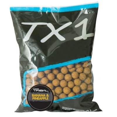 Image of Shimano Tx1 Banana &amp; Pineapple Boilie 15mm, 1kg Boilies