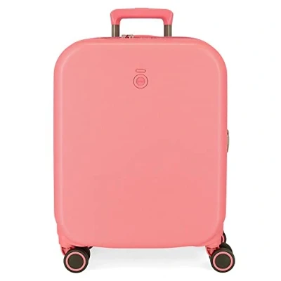 Image of Enso Annie Green Cabin Suitcase, Coral, Maleta, expandable suitcase