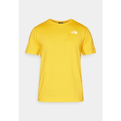 Image of The North Face TEE Print Tshirt, Men&#039;s, Size: Medium, Summit gold/black
