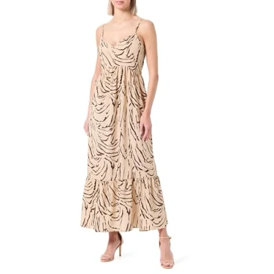 Image of Pieces Pcsade Strap LONG Dress Maxi dress, Women&#039;s, Size: Medium, Brown