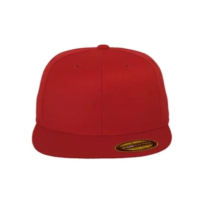 Image of Flexfit Premium Fitted Cap, Size: L/XL, Red