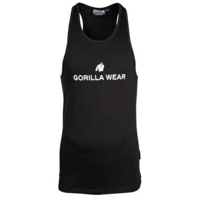 Image of Carter Stretch Tank Top White, Black, XL