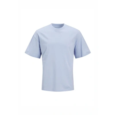 Image of JACK &amp; JONES Men&#039;s Jjebradley Tee SS O Neck Noos T Shirt, Chambray Blue, S