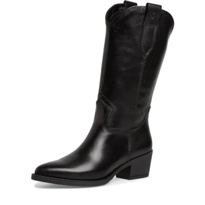 Image of Tamaris Boots, Women&#039;s, Size: 8, Black Leather