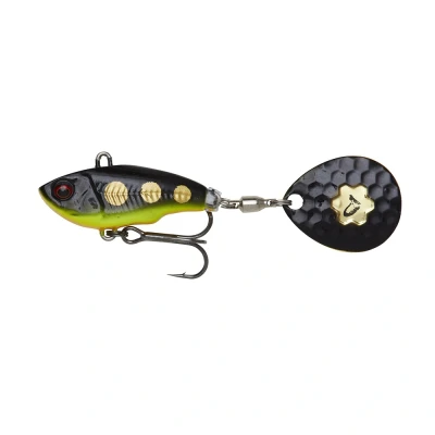 Image of Savage Gear Fat Tail Spin 8cm 24gr Sinking Black Magic Spinner
