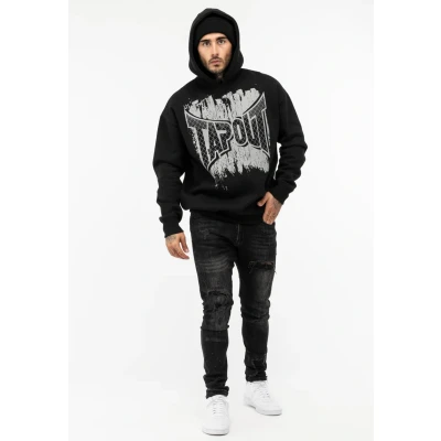 Image of Tapout Hoodie, Men&#039;s, Size: Large, Black grey