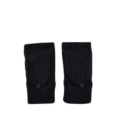 Image of Urban Classics Unisex OPEN Mittens, Size: L/XL, Black