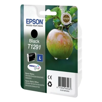 Image of Epson T1291 Black Apple Genuine DURABrite Ultra Ink Cartridge
