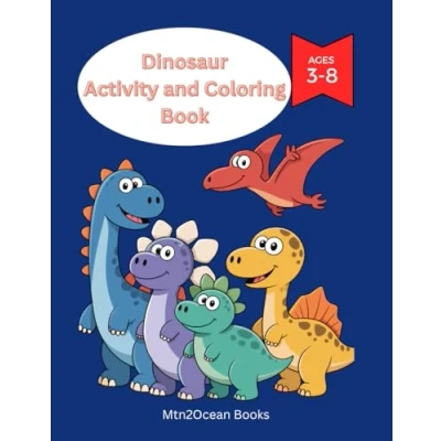Image of Dinosaur Activity and Coloring Book