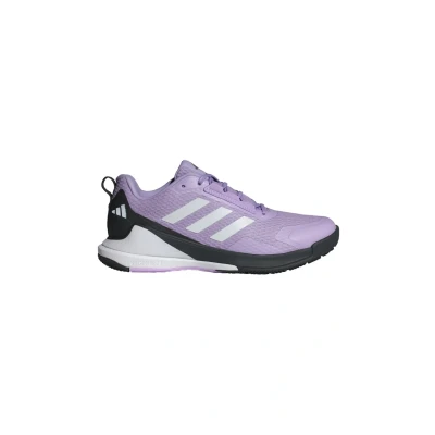 Image of adidas Performance Novaflight Indoor Basketball shoes, Women&#039;s, Size: 6, Powder plum metalic core black shoes