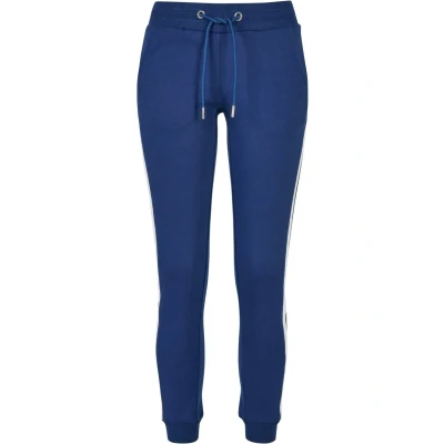 Image of Urban Classics College Contrast Tracksuit bottoms, Women&#039;s, Size: 4XL, Spaceblue white black