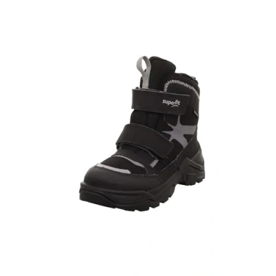 Image of Superfit MAX Baby shoes for kids, Size: 4.5K/5K, Schwarz/hellgrau Textile/synthetics