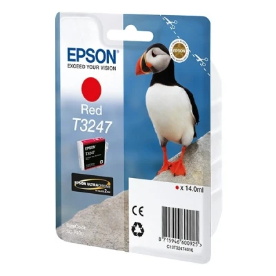 Image of Epson C13T32474010 T3247 Original Ink Cartridge Red