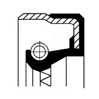 Image of Shaft Seal, differential CORTECO 19033801B