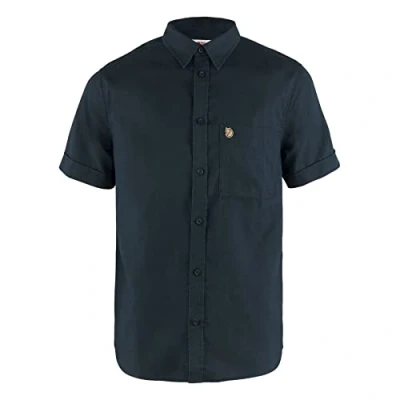 Image of Fjällräven ÖVIK Travel Shirt Shirt, Men&#039;s, Size: XS, Dark navy