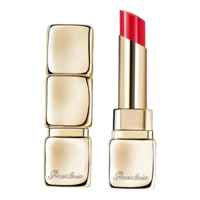 Image of GUERLAIN Kisskiss Shine Bloom Lipstick 3.2g (Various Shades) 519 Floral Brick