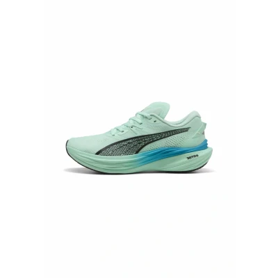 Image of PUMA Mens Deviate Nitro 3 Running Shoes Men Road, Mint Melt, 11 UK