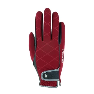 Image of Roeckl 2022 Julia Riding Gloves for Women 302500 Syrah Glove Size 8