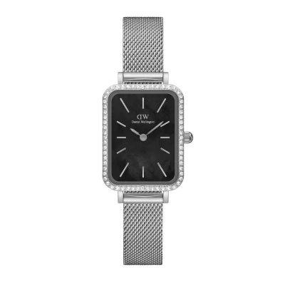 Image of Daniel Wellington Quadro Lumine Bezel MOP Watch silvercoloured, Size: One Size, Silver coloured