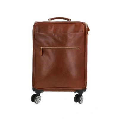 Image of Gusti Leder Wheeled suitcase, Size: One Size, Honigbraun